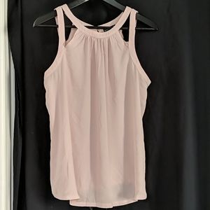 Express light pink blouse